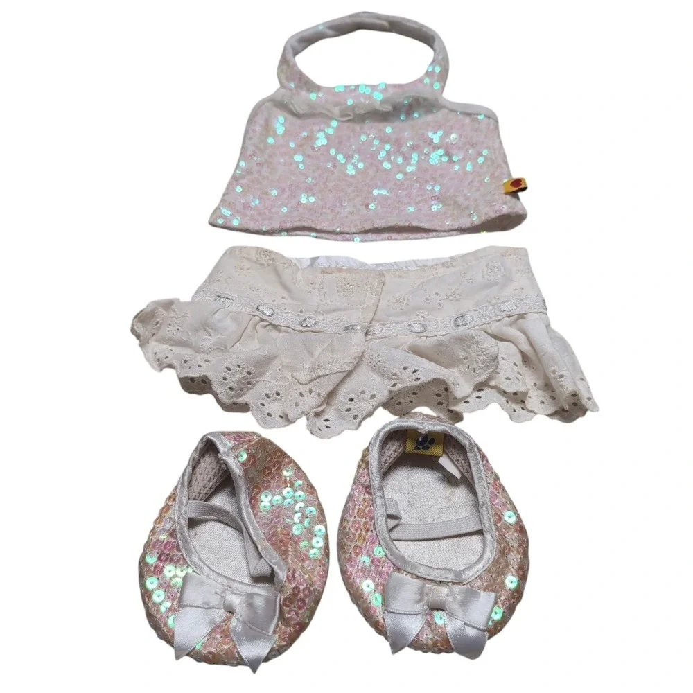 Build A Bear BAB Girl Clothes 20 pc Lot Clothing Shoes Outfits Accessories FAIR
